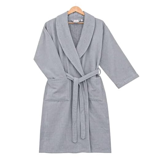 Roupão Buddemeyer Stripes Tamanho M Cinza