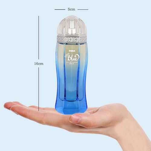 Image of Ossa Aqua Blue & Pink Mist Eau De Parfum For Men and Women, 2x100ML With Fresh And Floral Notes | Long Lasting Fragrance Combo Set (Pack of 2)
