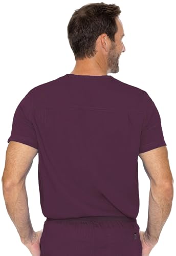 Image of Med Couture Rothwear Touch Scrub Top for Men V-Neck 1 Pocket