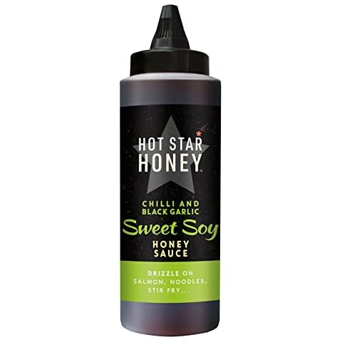 Hot Star Honey Sweet Soy Sauce - Sweet Soy Honey Sauce with Chilli & Black Garlic - Kecap Manis Cover