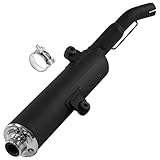 Caltric Exhaust Muffler with Spark Arrester Compatible with Suzuki Ltz400 Z Quadsport Z400 2003-2014