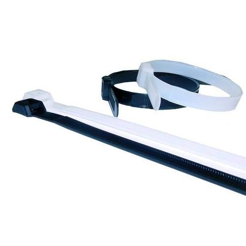 Morris 20381 In-Line Nylon Cable Tie with 50-Pound Tensile Strength, 15-1/2-Inch Length, Black, 100-Pack