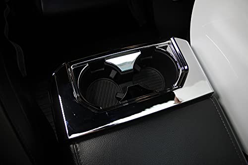 Cubierta cromada para portavasos apoyabrazos Ford F150 F250 miniatura 5