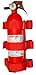 Rugged Ridge Fire Extinguisher Holder for Jeep TJ/JK/JL | Attaches to Roll Bar, Red | 13305.20 | Fits 1955-2024 Jeep CJ & Wrangler YJ/TJ/JK/JL