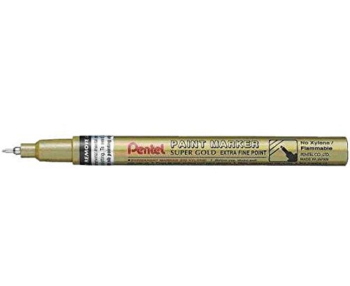 Pentel – Juego de 3 rotuladores Paint Marker MFP10, oro