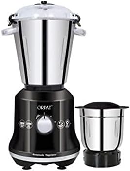 Orpat Kitchen Helpers Mixer Grinder Professional 2.15 Hp - Black, 1600 Watts