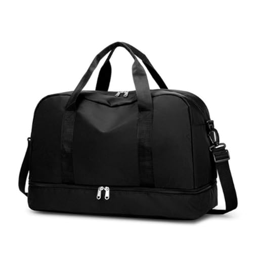 Mala Bolsa Viagem Bagagem de Mão Treino Academia Grande(Preto)