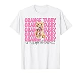 Womens Pink Coquette Bow Orange Tabby Cat Gifts