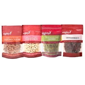 Eighty7 Gold Premium Dry Fruits Diwali Gift Box 600g | California Almonds, Cashews, Raisins & Dried Cranberries | Healthy Gourmet Snacks Gift Pack 4