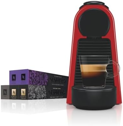 Cafeteira Nespresso Essenza Mini Vermelha 110V + 50 Cápsulas de C...