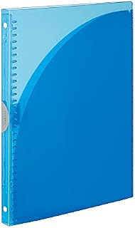 Kokuyo Campus Adapt Slim Binder - A4 - 30 Rings - Light Blue