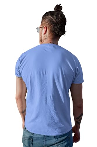 Image of Men's Polyester Half Sleeves Regular Fit Round Neck Printed T-Shirt