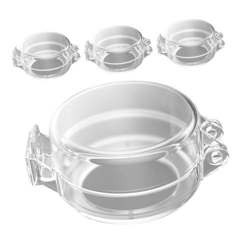 Cabilock Childproofing Essentials 4 Door Knob Lock Covers Stove Knob Safety Cabinet Locks Easy Install Universal Door Fit