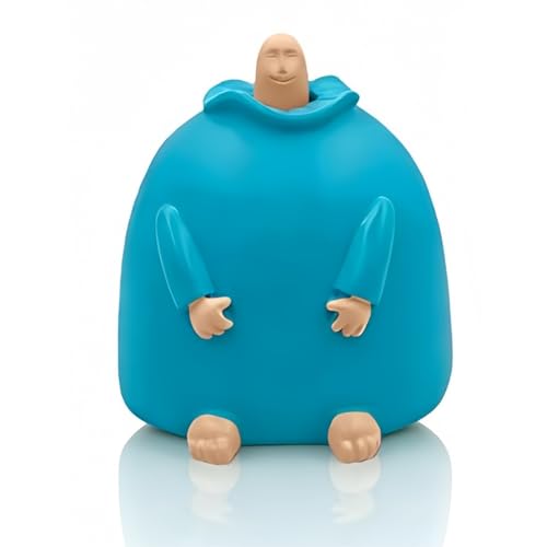Figura de Resina Azul Gestual para Escritorio miniatura 1