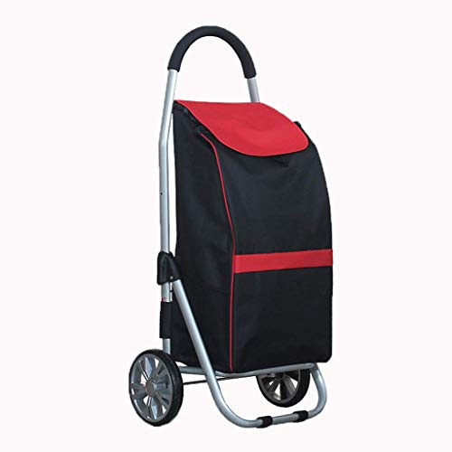 2,3 Kg Leichter, Strapazierfähiger Einkaufstrolley Aus Oxford-Stoff, Zusammenklappbar, Tragbarer Einkaufswagen Aus…
