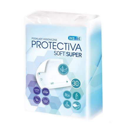Alèses – Lot de 30 90 x 60 cm 1150 à langer ml – Patients incontinents – Protection des Lits, matelas et parure de lit – Super Absorbante