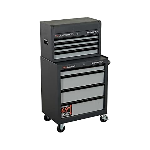 SHOPMAX 27 in. 8 Drawer Tool Chest and Rolling Cabinet Combo Cover