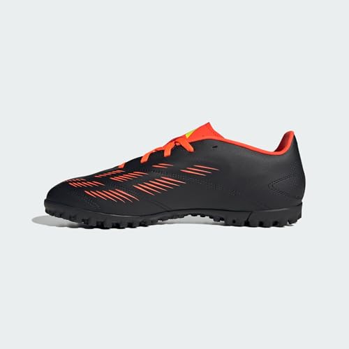 adidas Tênis masculino, Core Black Cloud White Solar Red, 13 Women/12 Men