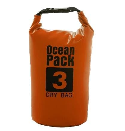 Bolsa impermeável 3 litros saco mochila estanque pesca mergulho trilha praia piscina à prova d'água