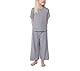 Petit Bateau Mädchen A0CK1 Schlafstrampler, Blau/Weiß, 10 Jahre