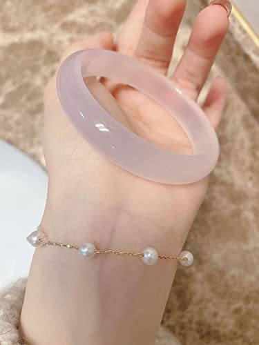 Bracelet agate haute glace en jade véritable de qualité joaillerie