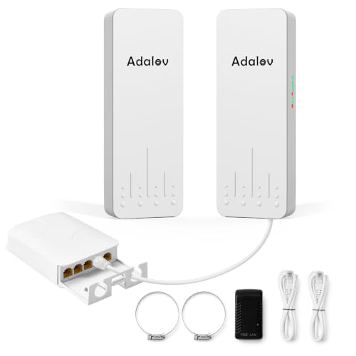 Image of CPE662 Outdoor WiFi Bridge 5.8GHz 3KM PtP PoE Extender Gigabit LAN