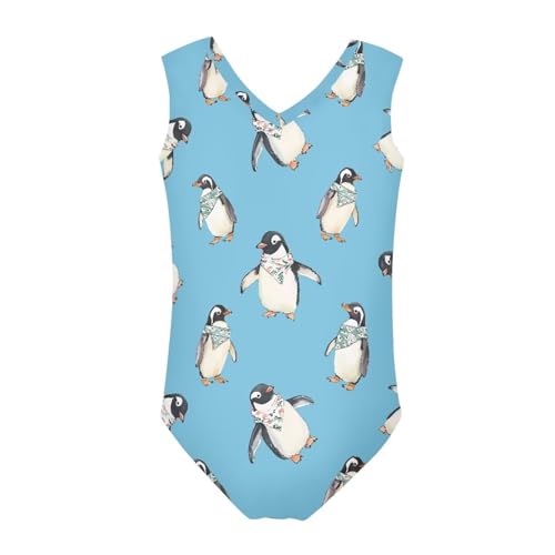 Image of Swimsuits for Girls 3-14 Summer Kids Bathing Suits Gymnastics Leotards One Piece Swimwear