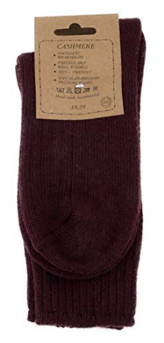 Image of Womens Fine Cashmere and Merino Wool Super Soft Socks