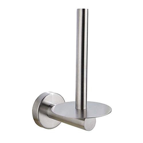 Toilettenpapierhalter Selbstklebender Küchenpapierhalter Wandhalterung aus Edelstahl für die Wandmontage Tissue Rollenspender Badezimmer Hotel