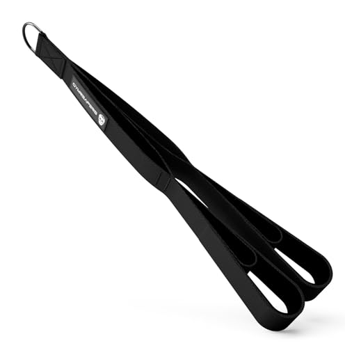 Gymreapers Tricep Rope Cable Attachment - Multi-Workout Tricep pull down Cable attachment - Perfect gym cable attachments (3 Lengths Built in One)