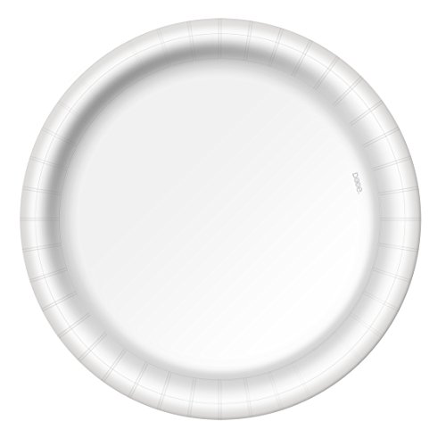 Dixie Paper Plates, 10 1/16 Inch, Dinner Size Printed Disposable Plate, 54 Count, Packaging May Vary​ #TOP4