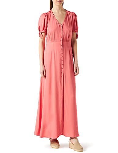 Naf Naf Robe Vestido, Coral, 38 para Mujer