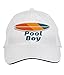 Makoroni - Pool Boy Surf Surfing Beach Hat Adjustable Cap, DesE2 White