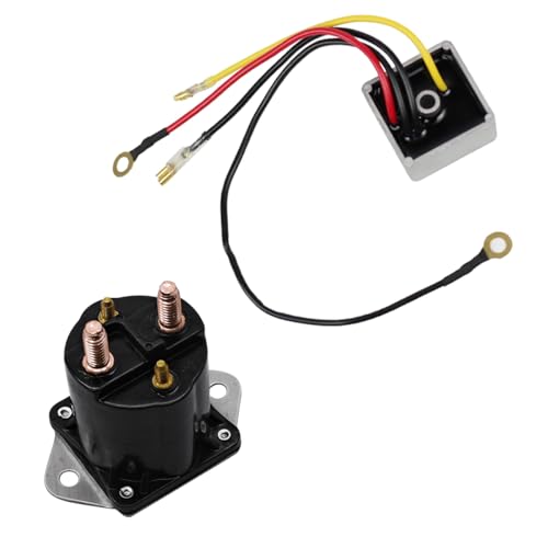 Partman 12V Solenoid Switch 1015777 1027101-01 Voltage Regulator Rectifier Fit for Club Car DS 1992-up Gas Golf Cart