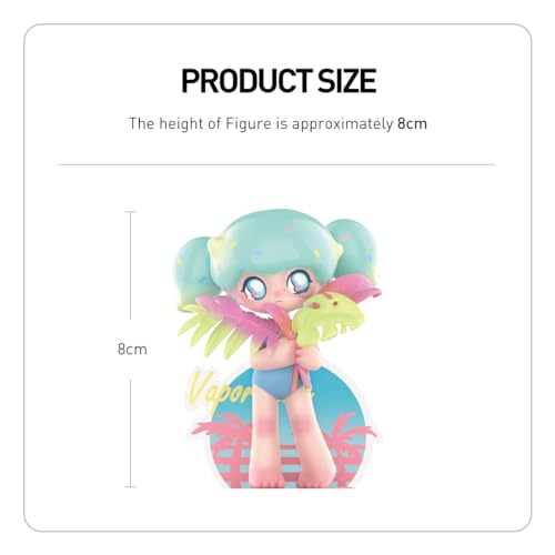 POP MART Action Figure AZURA Sunny Beach Series 1 Box Art Toy Articulated Character Premium Design Gifts for Women Fan-Favorite Collectible