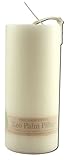 ALOHA BAY Candle Pillar Unscented Eco White