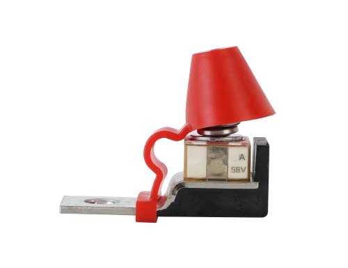 Gloso Habf+Terminal Fuse Block Kit For Multiple Batteries Ignition Boat Truck Rv Construction Vehicles, Max Voltage 58V Single Stud M8 (5/16") + Battery Fuse (125A) #TOP3