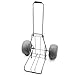 Folding Beach Cart with Large Balloon Tires – Lightweight & Portable, Holds Up to 165 lbs, Weather-Resistant Tubular Steel, Adjustable Handle, Perfect for Beach & Camping Gear - Challenger J2020