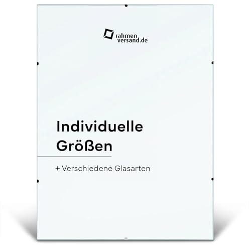 PANORAHMA BILDERRAHMEN Rahmenloser Bilderrahmen 59,4x84 cm (DIN A1) / Glasbilderrahmen zum Aufhängen an der Wand/Bilder Rahmen