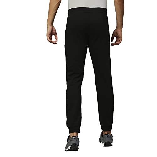 Image of Hubberholme Men's Cotton Blend Slim Fit All Season Wear Track Pants (Slant 3 Stripes Design)