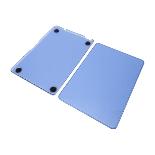 Carcasa rígida transparente azul de 13" con película de teclado antiarañazos 5