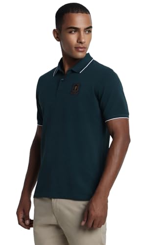 Image of Peter England Men's Cotton Regular Fit Polo Shirt