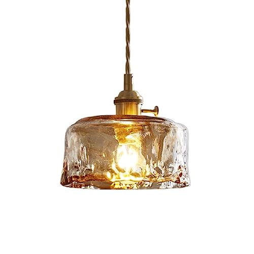 Lustre Suspendu en Verre Style Japonais Luminaire E27 Haute Qualité pour Restaurant