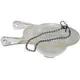 LASCO 04-2159 Replacement Toilet Flapper with Chain for 3-Inch Flush Valves, Fits Many Manufactures Including TOTO and Eljer