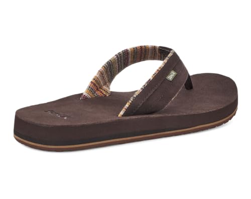 Image of Sanuk Mens Ziggy ST | Flip Flops for Men | Mens Sandals | Beach Sandals | Water Friendly & Lightweight | Comfort Footbed