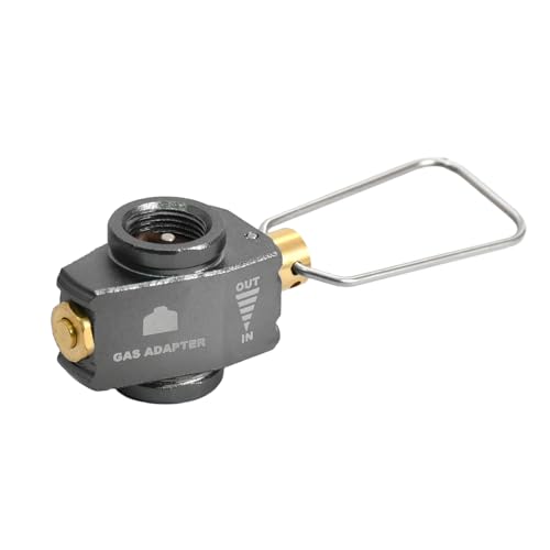 Godneei - Gaskartuschen Adapter, Campingkocher, KocherzubehöR, Gas Canister Refill Adapter, Multifunktions, Tragbar EntlüFtungsventil, Outdoor-Produkte