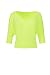 Bella 8825 Ladies Flowy V-Neck Cropped Half-Sleeve T-Shirt
