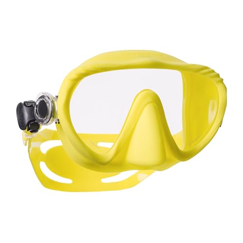 Masque SCUBAPRO Ghost Yellow idéal pour éviter les entrées d'eau