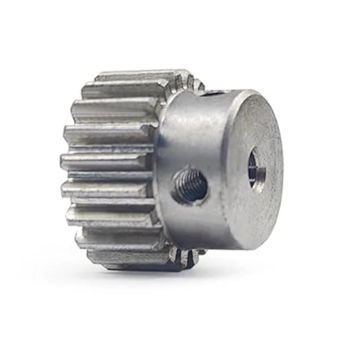 Cylindrical Drive 1pcs 0.7 Module 17 Teeth Spur Gear with Step 3mm 3.17mm 4mm 5mm Bore 0.7M 17T Pinion Aluminium Alloy Straight Teeth Gear Rack Machinery(3.17mm)