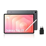 Samsung Galaxy Tab S11 11'' WiFi 256 Go, Tablette Android avec Galaxy AI, DeX, Gris, S Pen et Chargeur Secteur Rapide 25W Inclus, Version FR